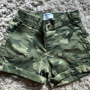 Girls Camo Shorts
